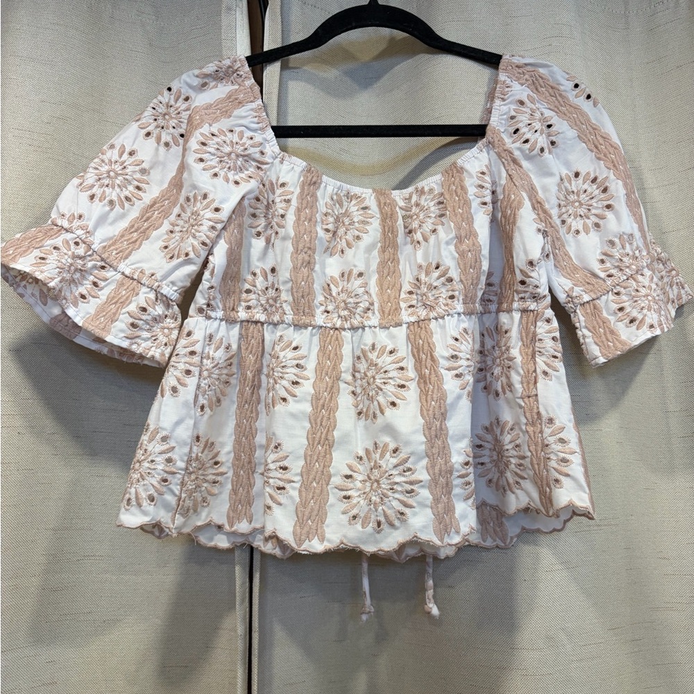Urban Romantics Eyelet Top - Picture 7 of 10
